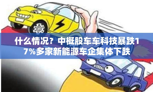 什么情况？中概股车车科技暴跌17%多家新能源车企集体下跌