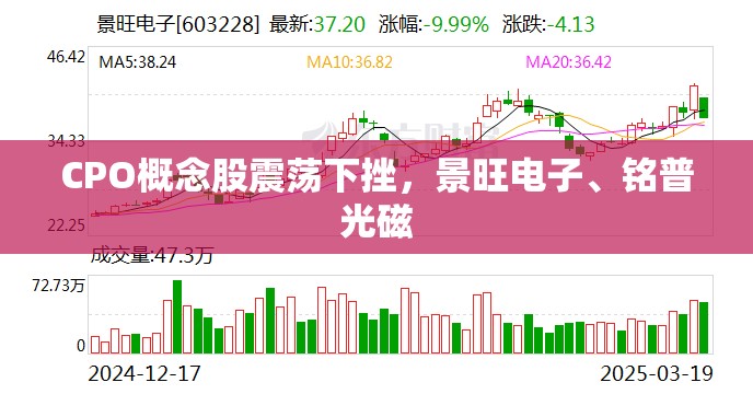 CPO概念股震荡下挫，景旺电子、铭普光磁