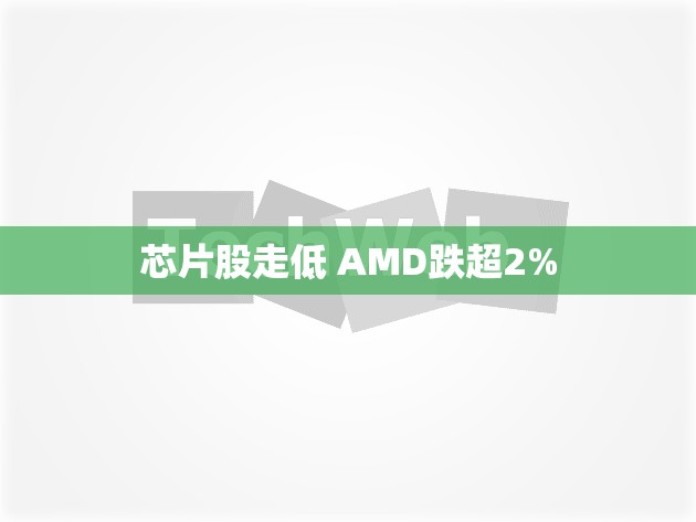 芯片股走低 AMD跌超2%
