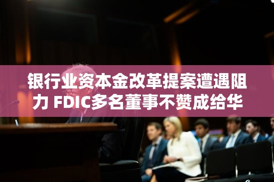 银行业资本金改革提案遭遇阻力 FDIC多名董事不赞成给华尔街减负