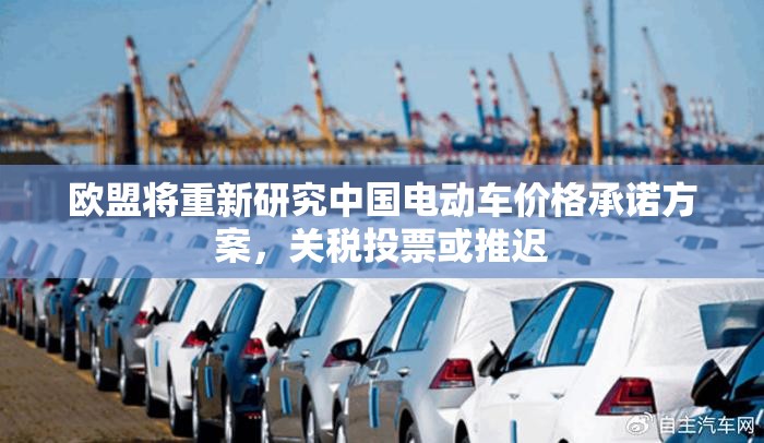 欧盟将重新研究中国电动车价格承诺方案，关税投票或推迟