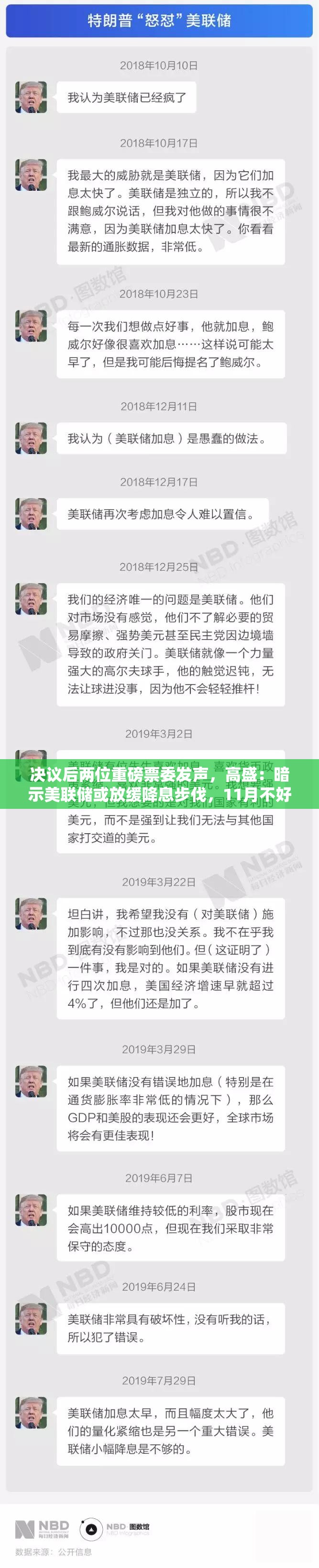 决议后两位重磅票委发声，高盛：暗示美联储或放缓降息步伐，11月不好说
