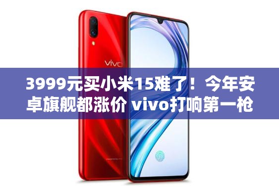 3999元买小米15难了！今年安卓旗舰都涨价 vivo打响第一枪