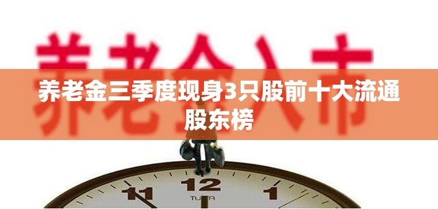 养老金三季度现身3只股前十大流通股东榜
