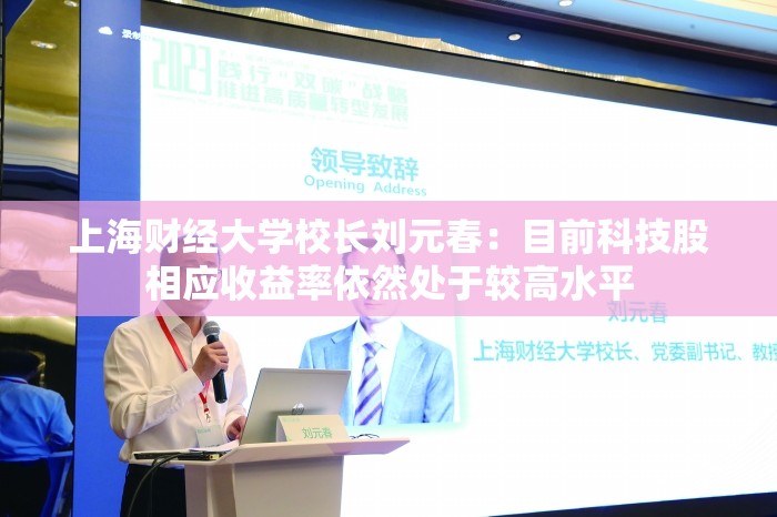 上海财经大学校长刘元春：目前科技股相应收益率依然处于较高水平
