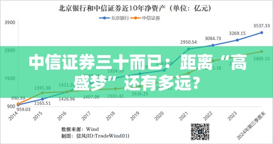 中信证券三十而已：距离“高盛梦”还有多远？
