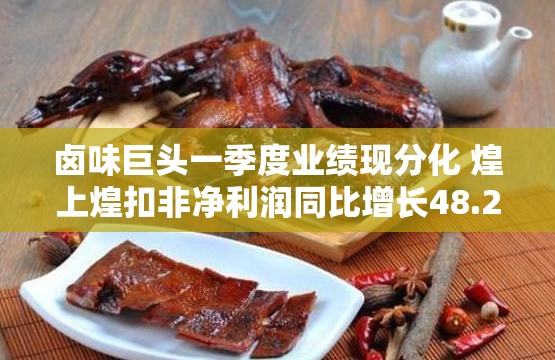 卤味巨头一季度业绩现分化 煌上煌扣非净利润同比增长48.25%