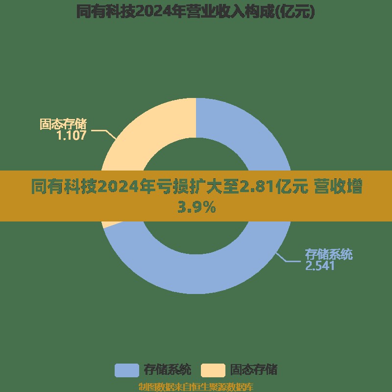 同有科技2024年亏损扩大至2.81亿元 营收增3.9%
