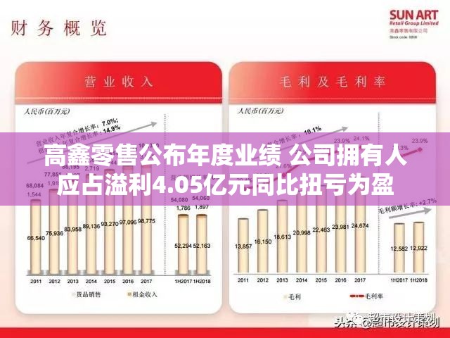 高鑫零售公布年度业绩 公司拥有人应占溢利4.05亿元同比扭亏为盈